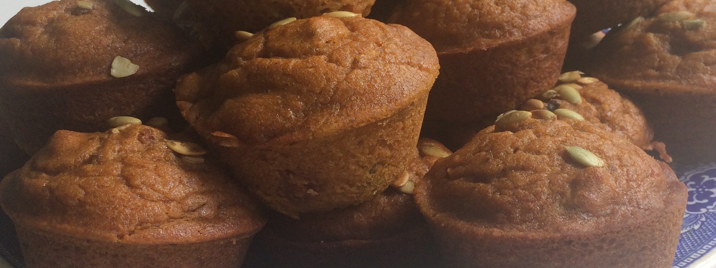 Vegan Pumpkin Muffins on plate
